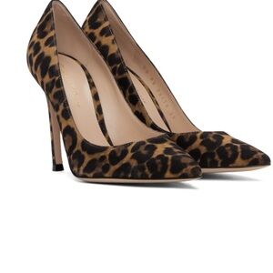 Gianvito Rossi Leopard Print Heels